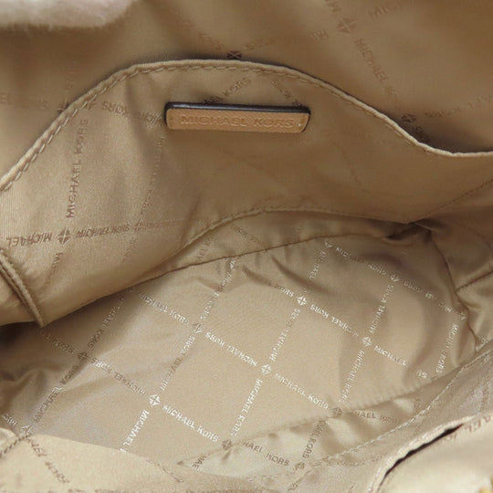 MICHAEL KORS Shoulder Bag PVC beige Long shoulder Women Used Authentic