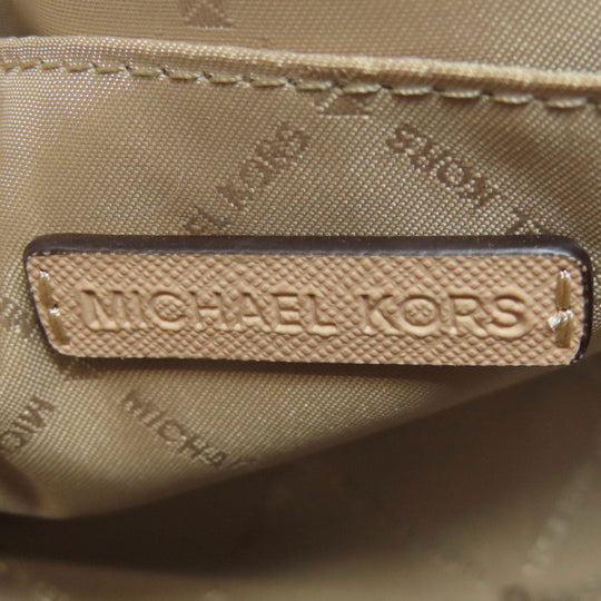 MICHAEL KORS Shoulder Bag PVC beige Long shoulder Women Used Authentic