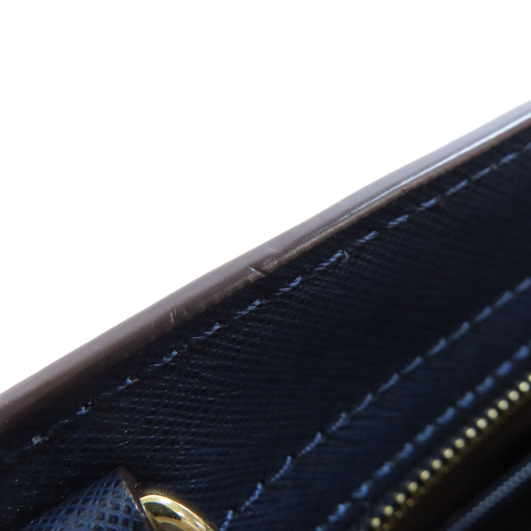 MICHAEL KORS Shoulder Bag PVC Navy Studs Women Used Authentic