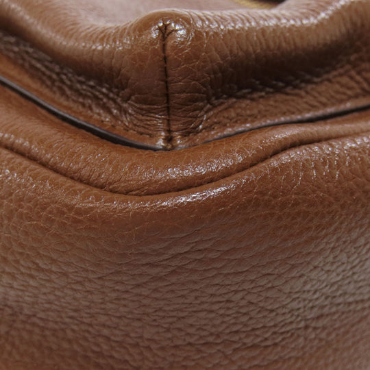 COACH Backpack F38263 leather Brown logo Women Used Authentic