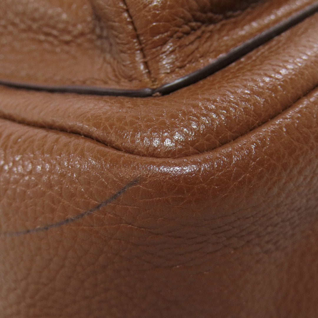 COACH Backpack F38263 leather Brown logo Women Used Authentic