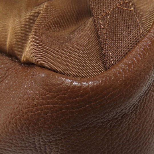 COACH Backpack F38263 leather Brown logo Women Used Authentic