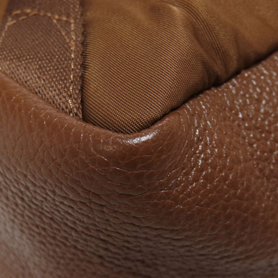 COACH Backpack F38263 leather Brown logo Women Used Authentic