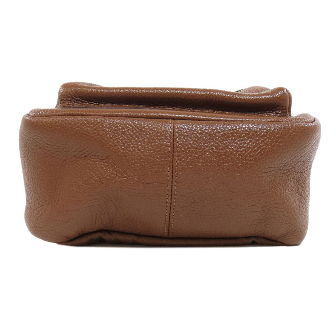 COACH Backpack F38263 leather Brown logo Women Used Authentic