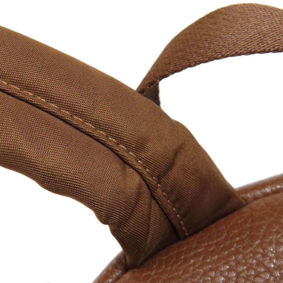 COACH Backpack F38263 leather Brown logo Women Used Authentic