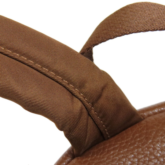 COACH Backpack F38263 leather Brown logo Women Used Authentic