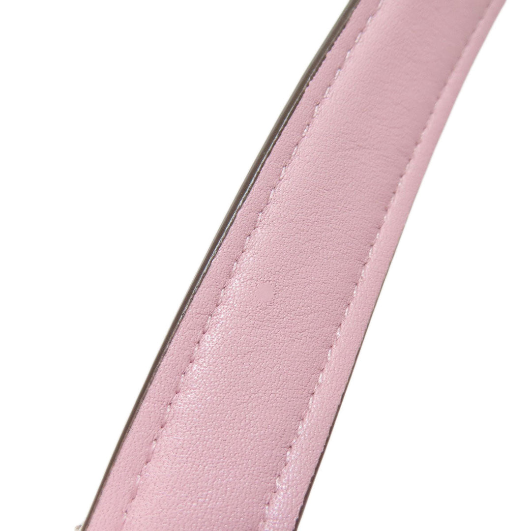 COACH Handbag 37018 leather pink 2WAY Women Used Authentic