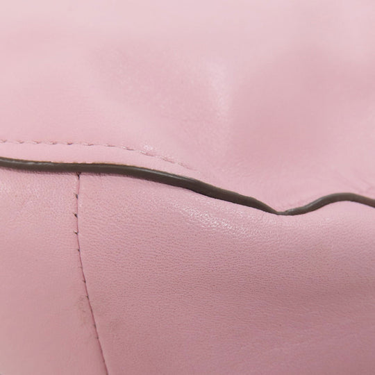 COACH Handbag 37018 leather pink 2WAY Women Used Authentic