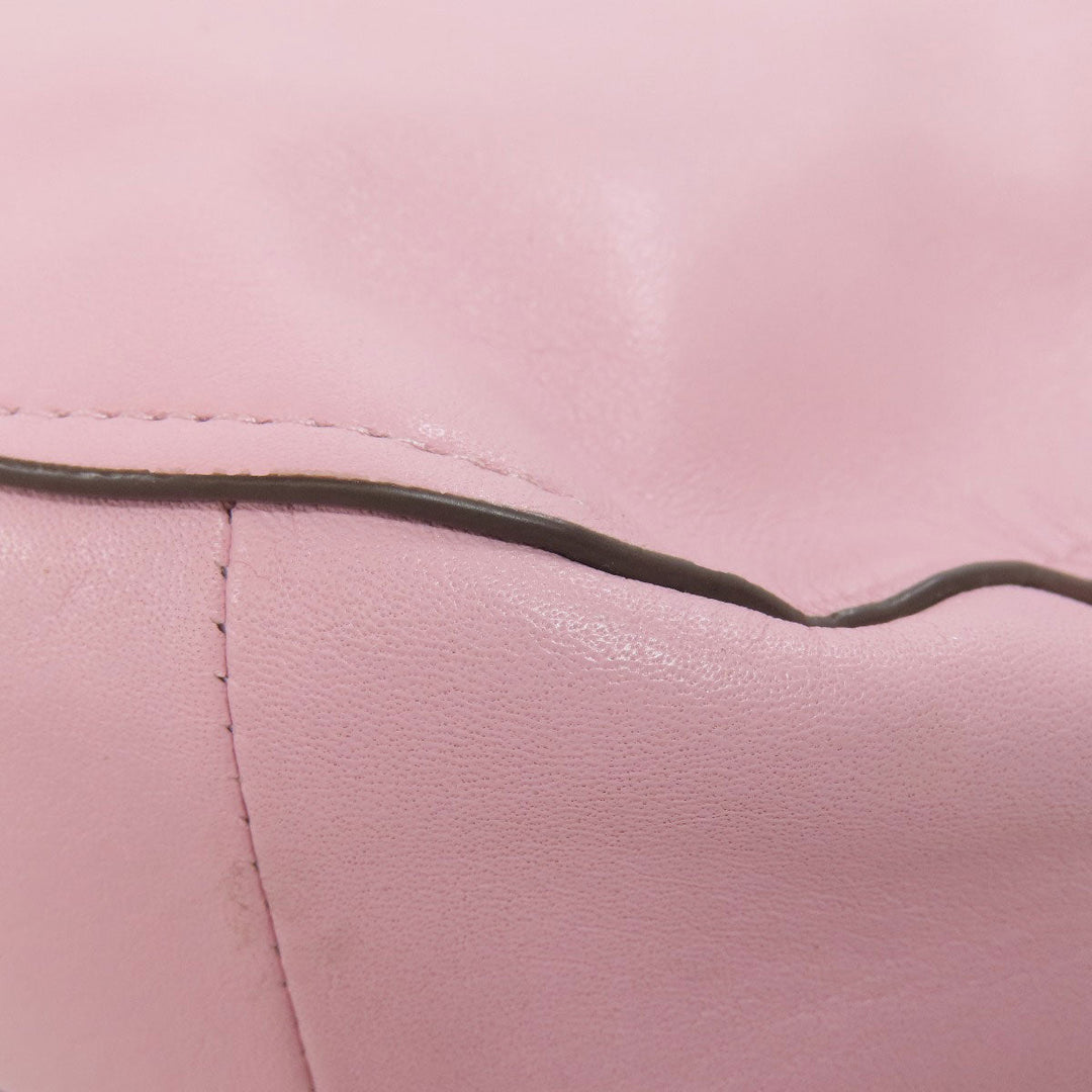 COACH Handbag 37018 leather pink 2WAY Women Used Authentic