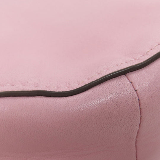 COACH Handbag 37018 leather pink 2WAY Women Used Authentic