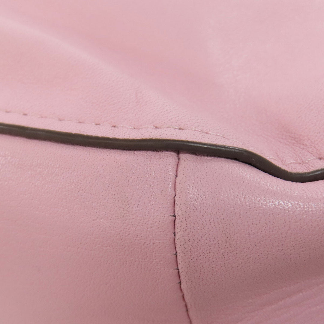 COACH Handbag 37018 leather pink 2WAY Women Used Authentic