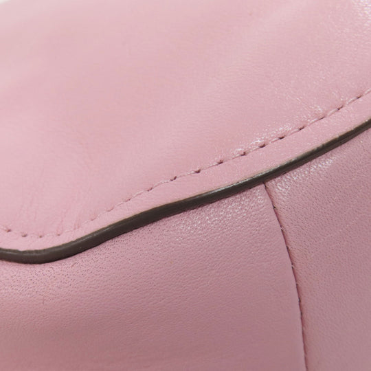 COACH Handbag 37018 leather pink 2WAY Women Used Authentic