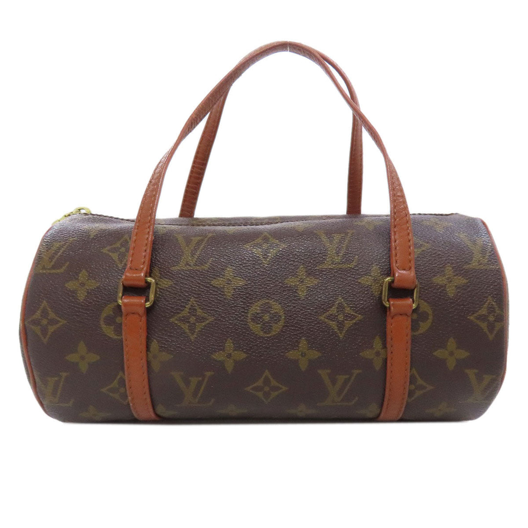 LOUIS VUITTON Tote Bag M51366 Monogram canvas Brown Papillon 26 old Women Used Authentic