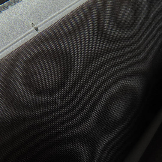 GUCCI Long Wallet Purse 453158 leather gray Bamboo Women Used Authentic