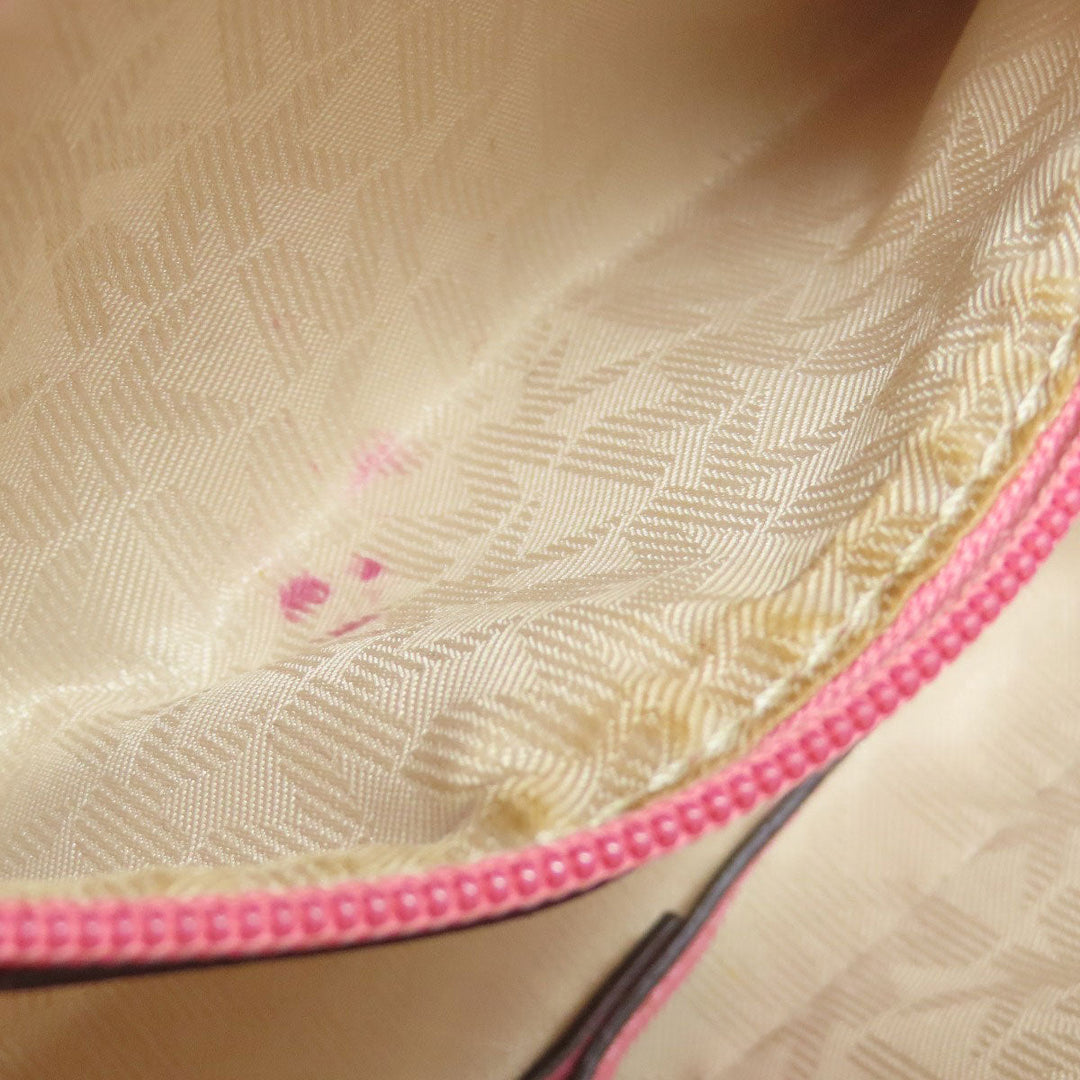 MICHAEL KORS Shoulder Bag PVC pink logo Women Used Authentic
