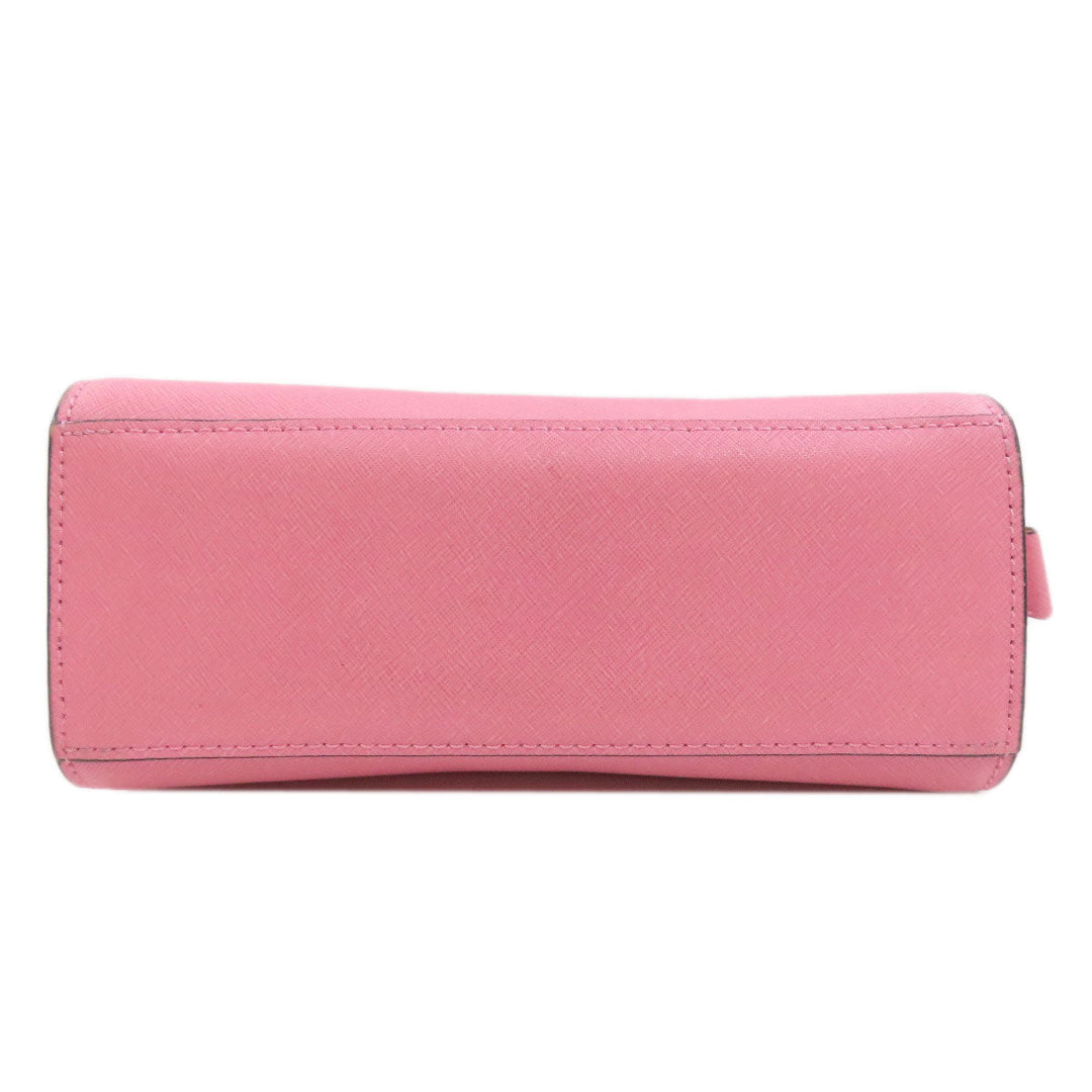 MICHAEL KORS Shoulder Bag PVC pink logo Women Used Authentic
