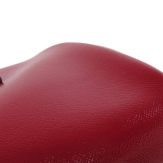 BURBERRY Handbag PVC Red logo Women Used Authentic