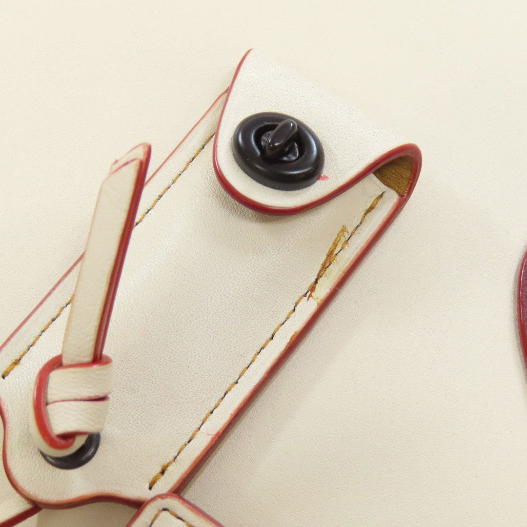 COACH Handbag 59132 leather white Dakota Satchel 2WAY Women Used Authentic