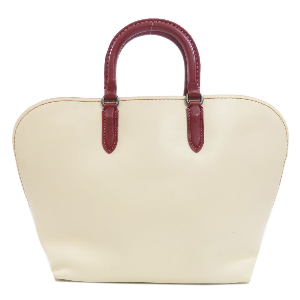 COACH Handbag 59132 leather white Dakota Satchel 2WAY Women Used Authentic