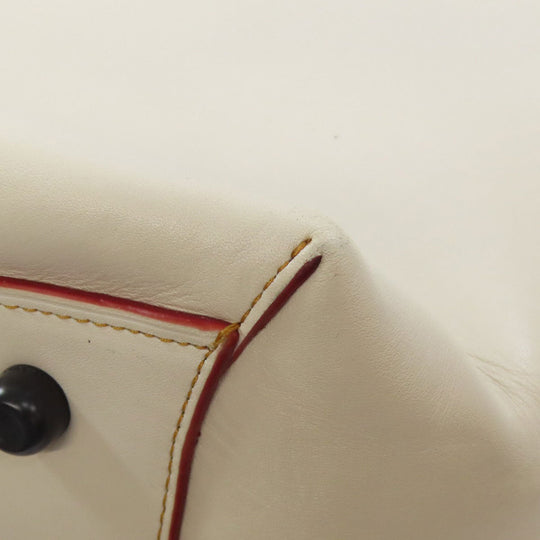 COACH Handbag 59132 leather white Dakota Satchel 2WAY Women Used Authentic