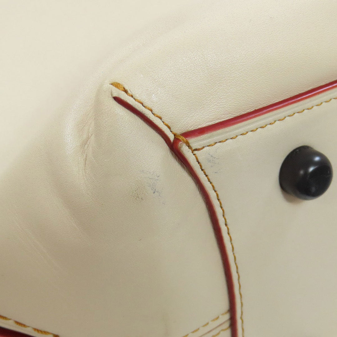 COACH Handbag 59132 leather white Dakota Satchel 2WAY Women Used Authentic