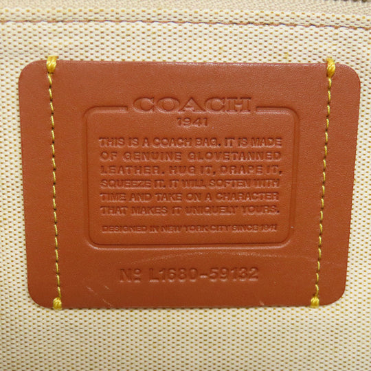 COACH Handbag 59132 leather white Dakota Satchel 2WAY Women Used Authentic