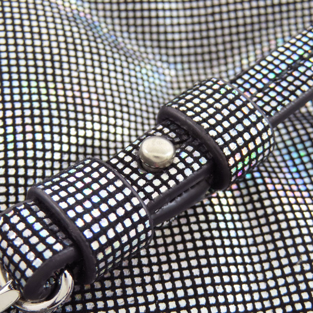 Maison Margiela Shoulder Bag polyester Silver Gram slam Women Used Authentic