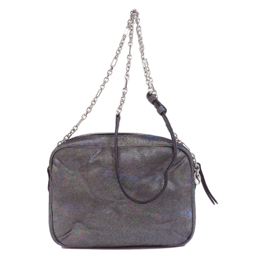 Maison Margiela Shoulder Bag polyester Silver Gram slam Women Used Authentic