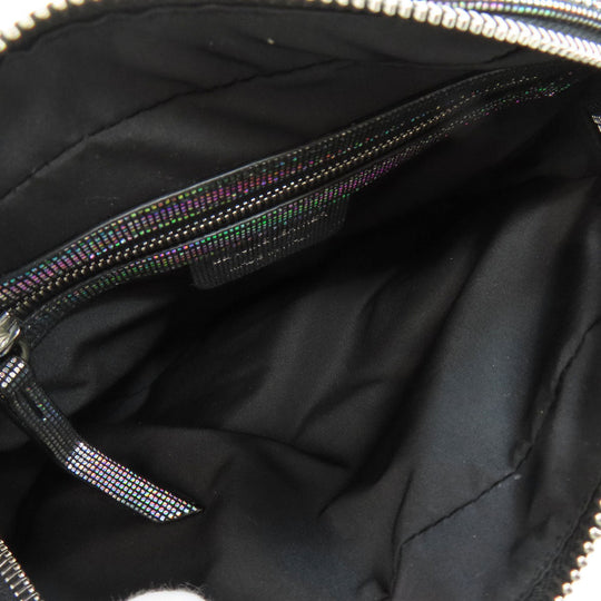 Maison Margiela Shoulder Bag polyester Silver Gram slam Women Used Authentic