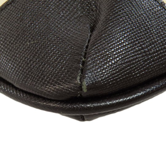 BURBERRY Shoulder Bag canvas beige Nova Check Women Used Authentic