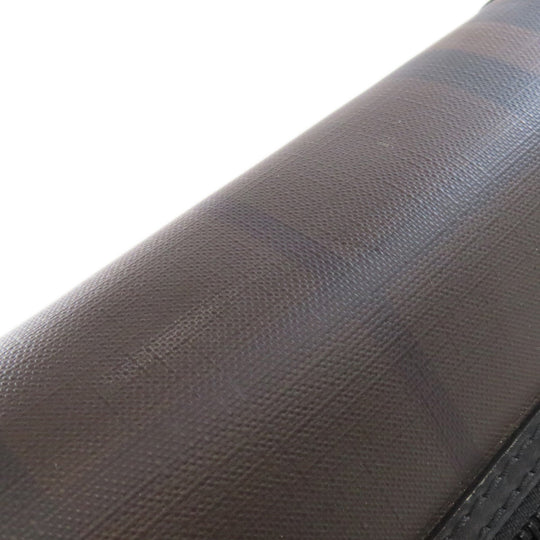 BURBERRY Shoulder Bag Calfskin Brown Check Pattern Women Used Authentic