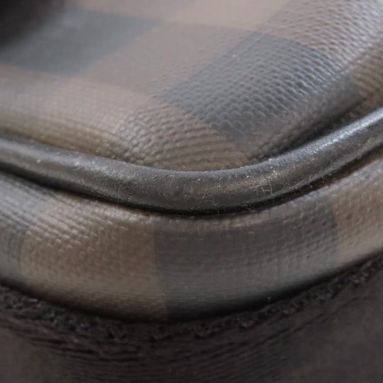 BURBERRY Shoulder Bag Calfskin Brown Check Pattern Women Used Authentic