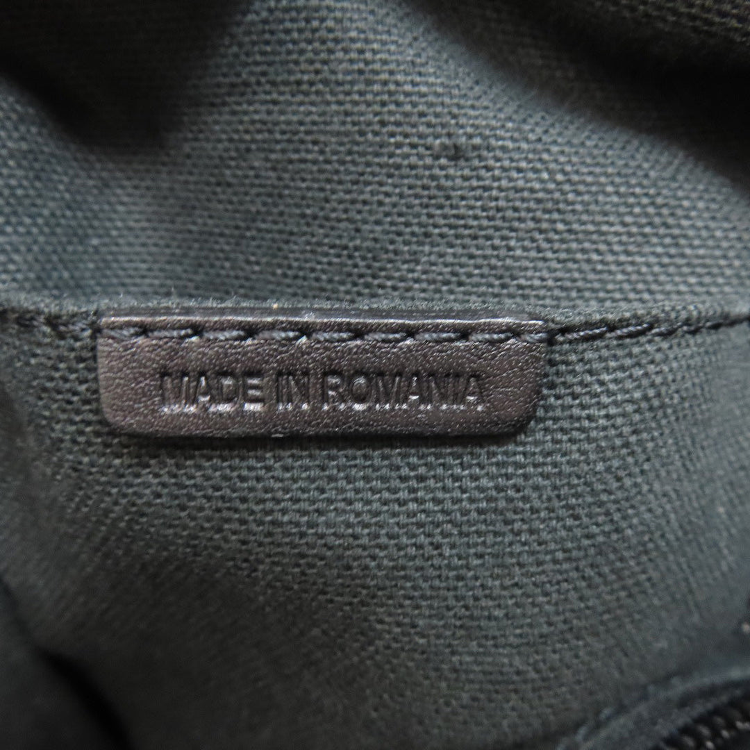 BURBERRY Shoulder Bag Calfskin Brown Check Pattern Women Used Authentic