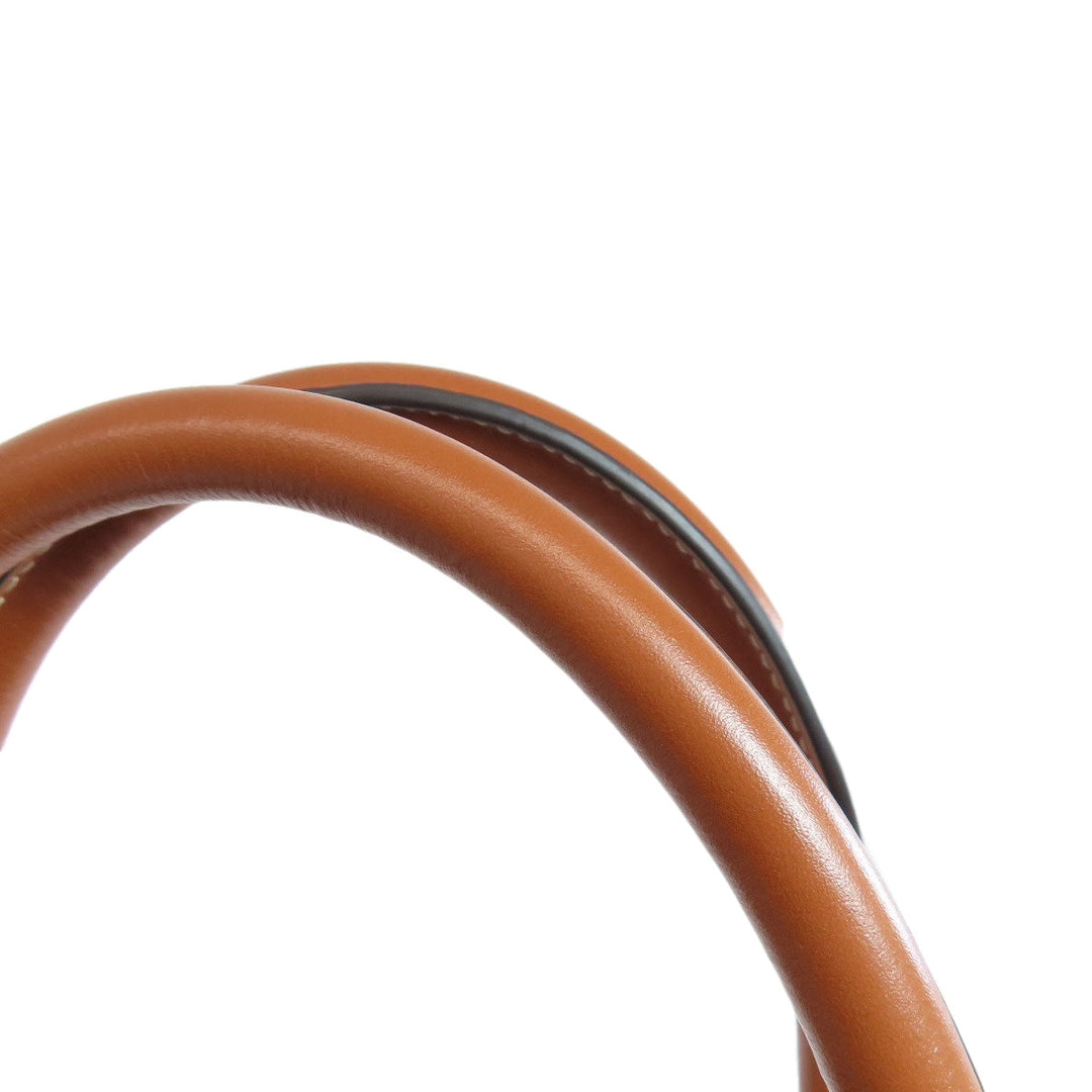 CELINE Tote Bag PVC Brown Triomphe Women Used Authentic