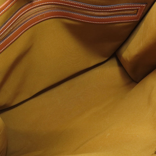 CELINE Tote Bag PVC Brown Triomphe Women Used Authentic