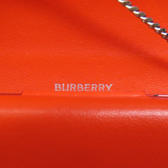 BURBERRY Bifold Wallet PVC beige Logo motif Women Used Authentic