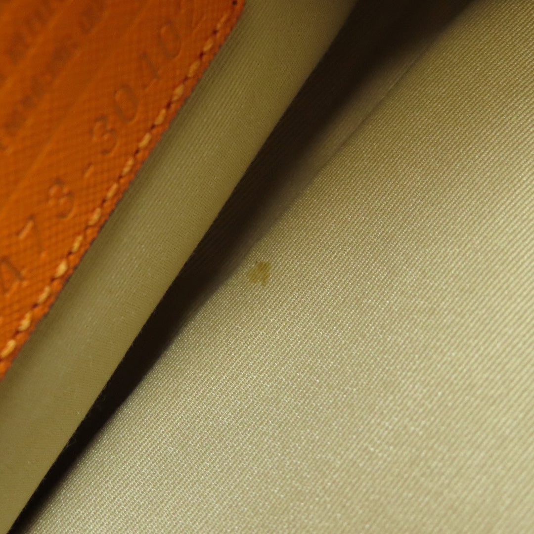 COACH Handbag 30402 leather Orange 2WAY Women Used Authentic