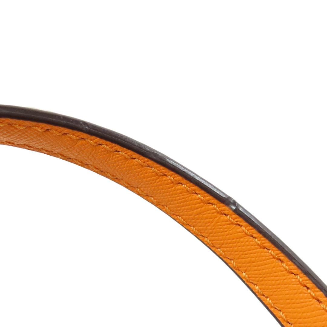 COACH Handbag 30402 leather Orange 2WAY Women Used Authentic