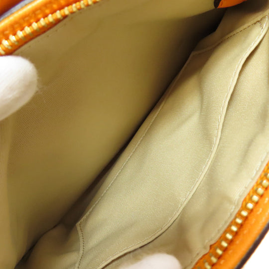COACH Handbag 30402 leather Orange 2WAY Women Used Authentic