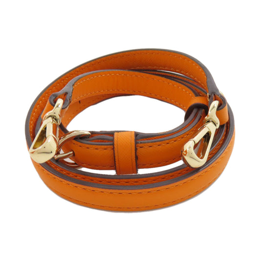 COACH Handbag 30402 leather Orange 2WAY Women Used Authentic