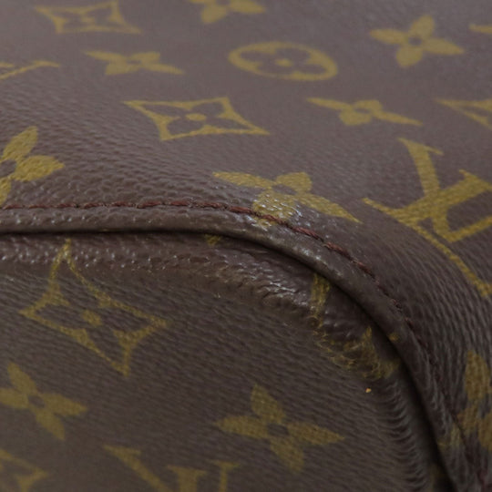 LOUIS VUITTON Tote Bag M51155 Monogram canvas Brown Luco Women Used Authentic