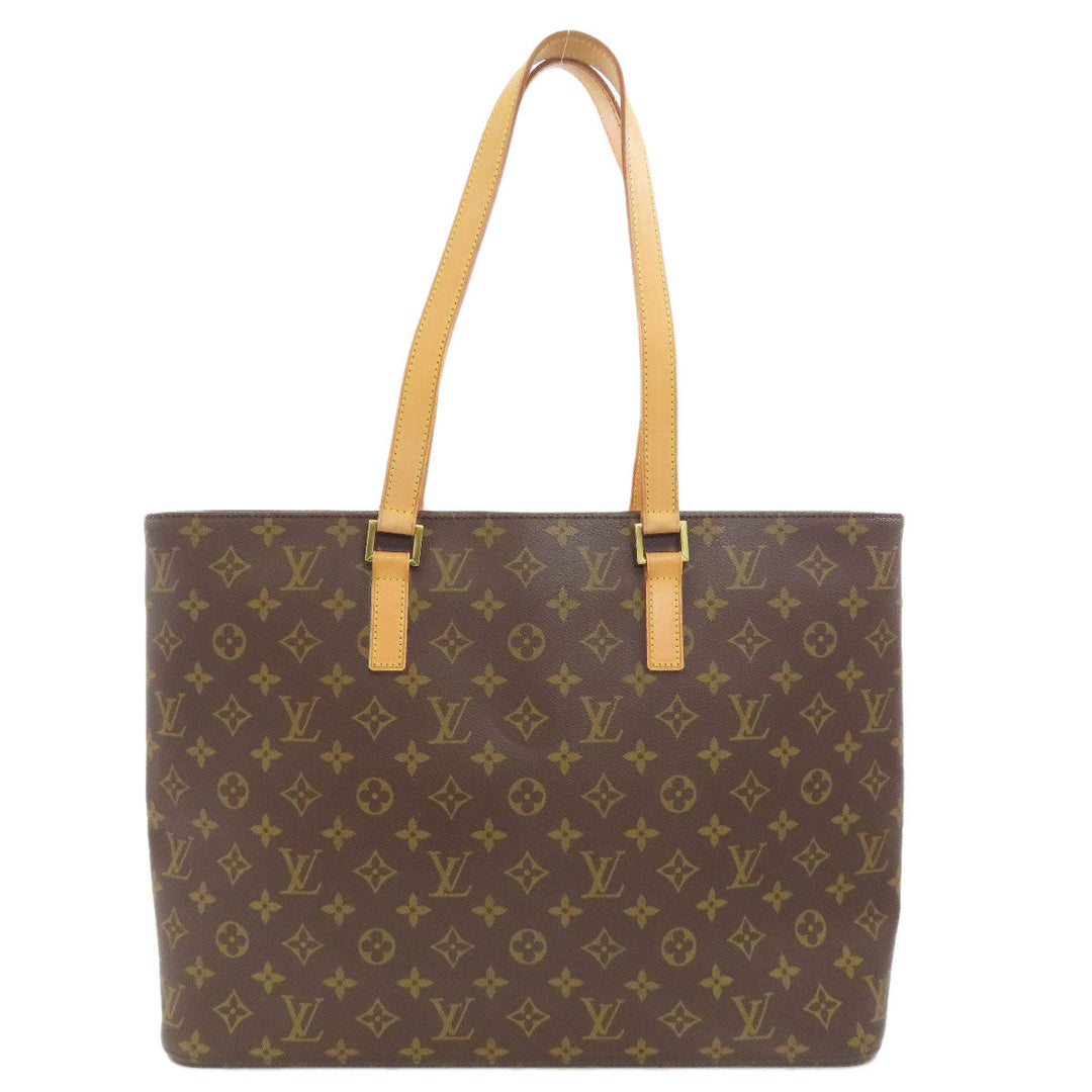 LOUIS VUITTON Tote Bag M51155 Monogram canvas Brown Luco Women Used Authentic