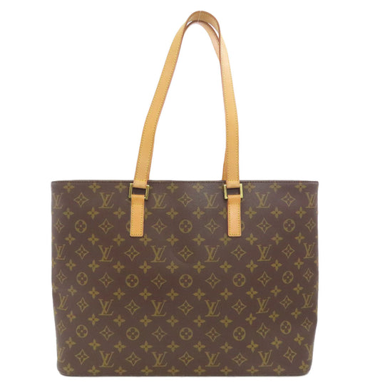 LOUIS VUITTON Tote Bag M51155 Monogram canvas Brown Luco Women Used Authentic