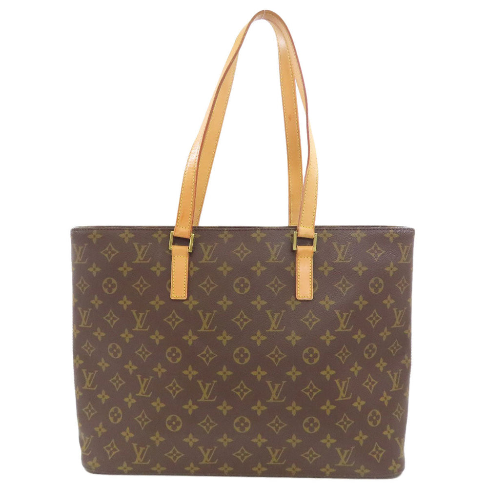 LOUIS VUITTON Tote Bag M51155 Monogram canvas Brown Luco Women Used Authentic