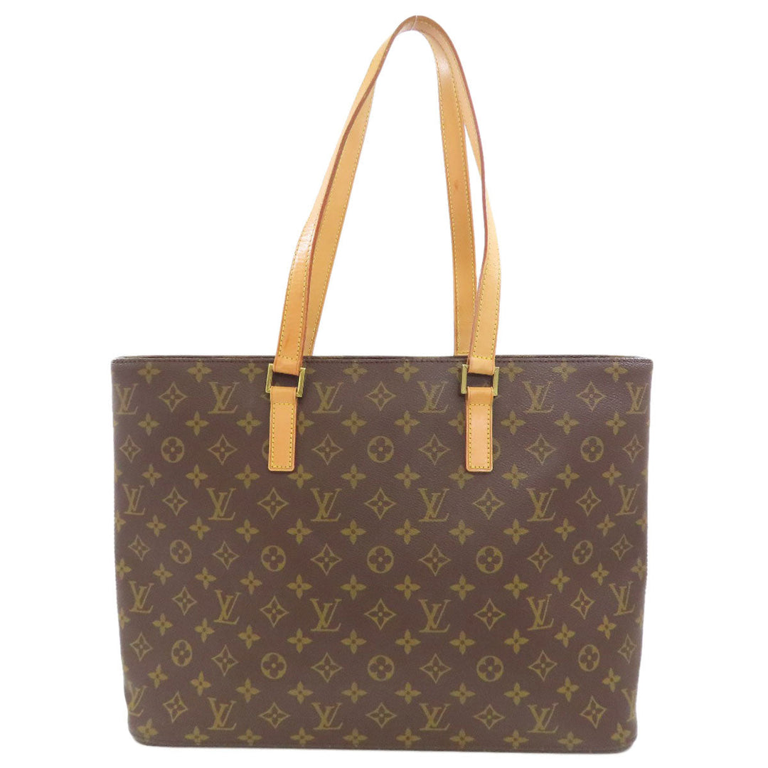 LOUIS VUITTON Tote Bag M51155 Monogram canvas Brown Luco Women Used Authentic