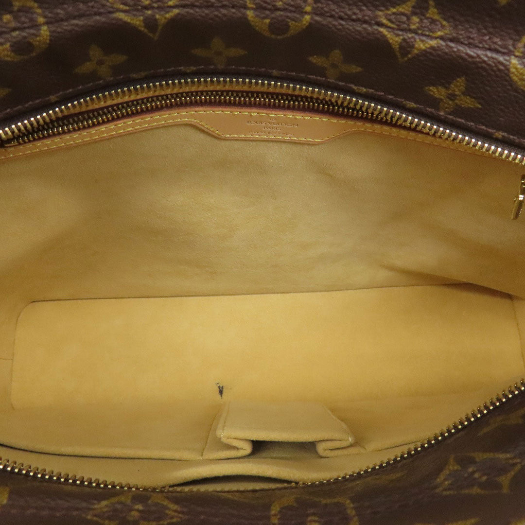 LOUIS VUITTON Tote Bag M51155 Monogram canvas Brown Luco Women Used Authentic