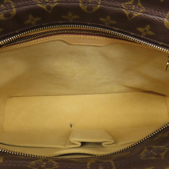 LOUIS VUITTON Tote Bag M51155 Monogram canvas Brown Luco Women Used Authentic
