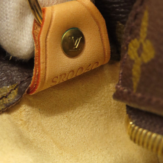 LOUIS VUITTON Tote Bag M51155 Monogram canvas Brown Luco Women Used Authentic