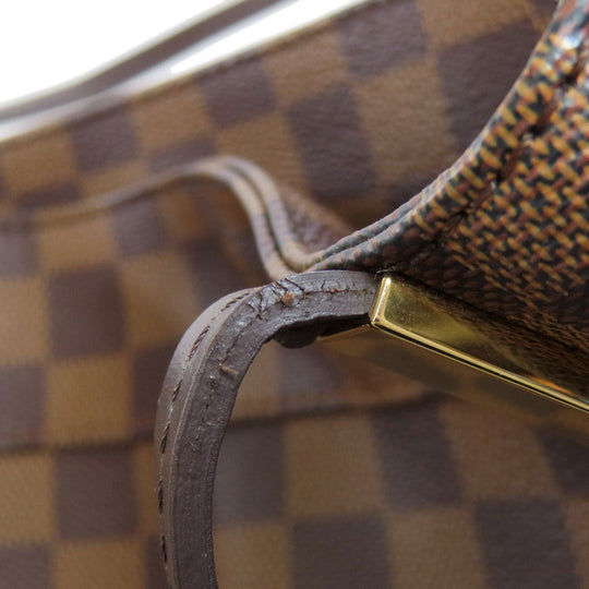 LOUIS VUITTON Tote Bag N41215 Damier canvas Brown Marley Bourne PM Women Used Authentic