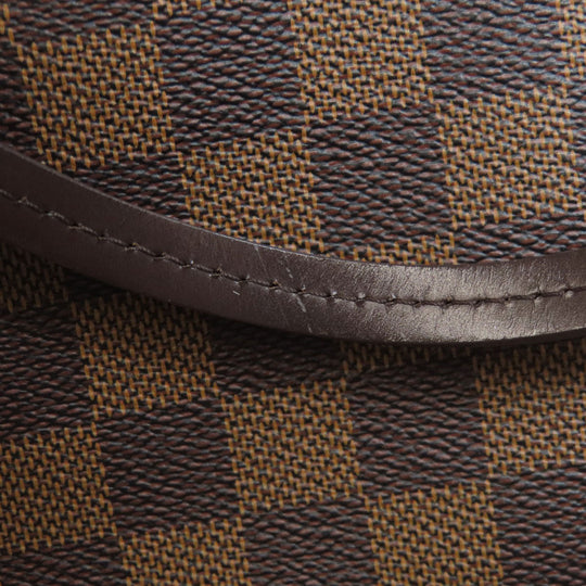 LOUIS VUITTON Tote Bag N41215 Damier canvas Brown Marley Bourne PM Women Used Authentic